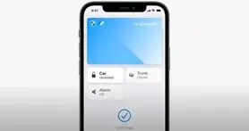 کلیدهای دیجیتال اپل امکان باز کردن درب اتومبیل را بدون نیاز به سوییچ فراهم می‌کند