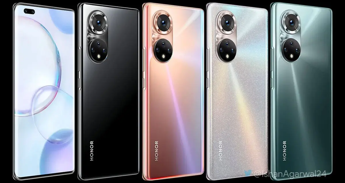 مشخصات کامل گوشی Honor 50 و Honor 50 Pro و Honor 50 SE لو رفت
