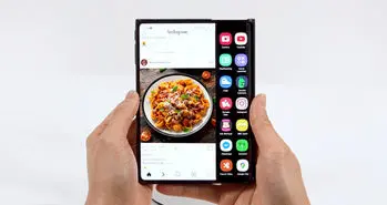 پتنت جدید گوشی رول شدنی سامسونگ به دوربین زیر نمایشگر اشاره می‌کند