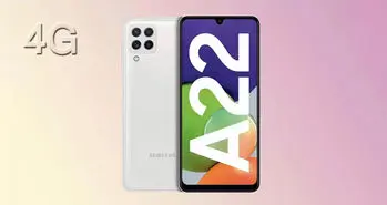 گوشی گلکسی A22 4G سامسونگ از راه رسید | دوربین چهارگانه برخلاف نسخه 5G