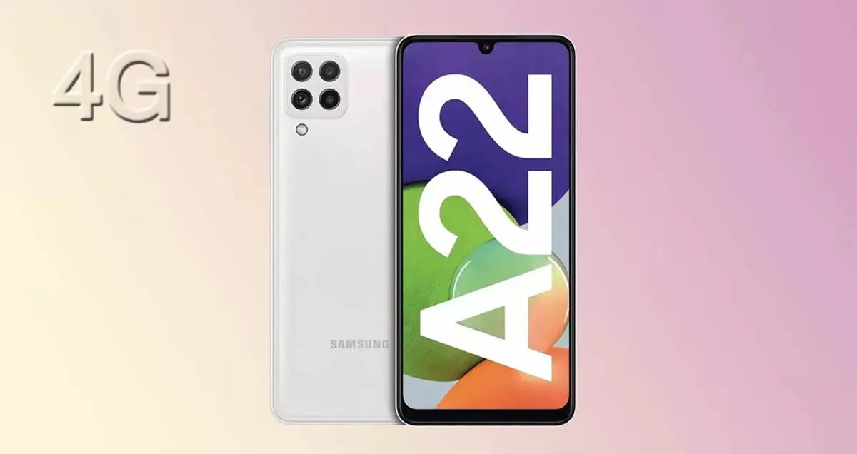 گوشی گلکسی A22 4G سامسونگ از راه رسید | دوربین چهارگانه برخلاف نسخه 5G