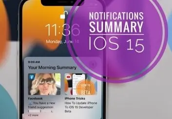 آموزش نحوه مدیریت نوتیفیکیشن در iOS 15