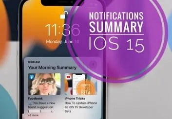 آموزش نحوه مدیریت نوتیفیکیشن در iOS 15