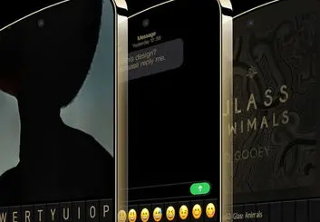 طرح مفهومی «کیبورد نمایشگر» در گوشی عجیب بلک بری 5G