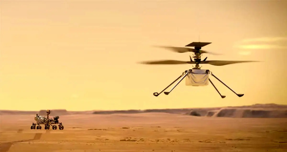 هلیکوپتر نبوغ طولانی ترین پرواز خود را با موفقیت پشت سر گذاشت