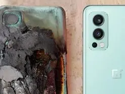 باتری گوشی نورد ۲ مثل بمب ترکید!