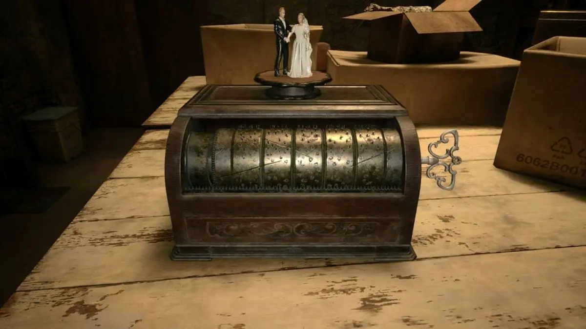 تماشا کنید | چگونه معمای جعبه موسیقی را در بازی رزیدنت اویل ویلج حل کنیم؟
