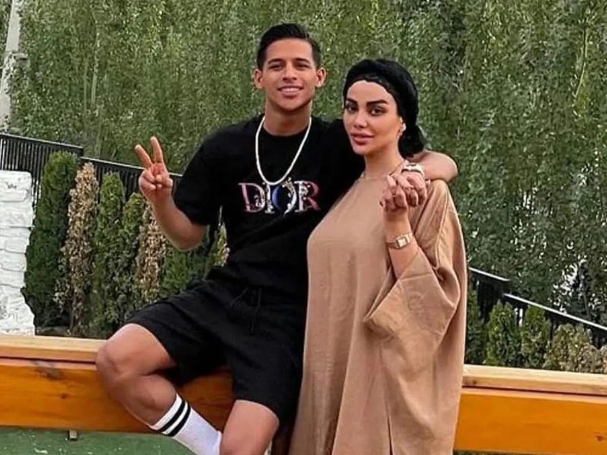 کشف حجاب همسر مهدی قائدی | مهاجم استقلال به ایران بازمی‌گردد؟