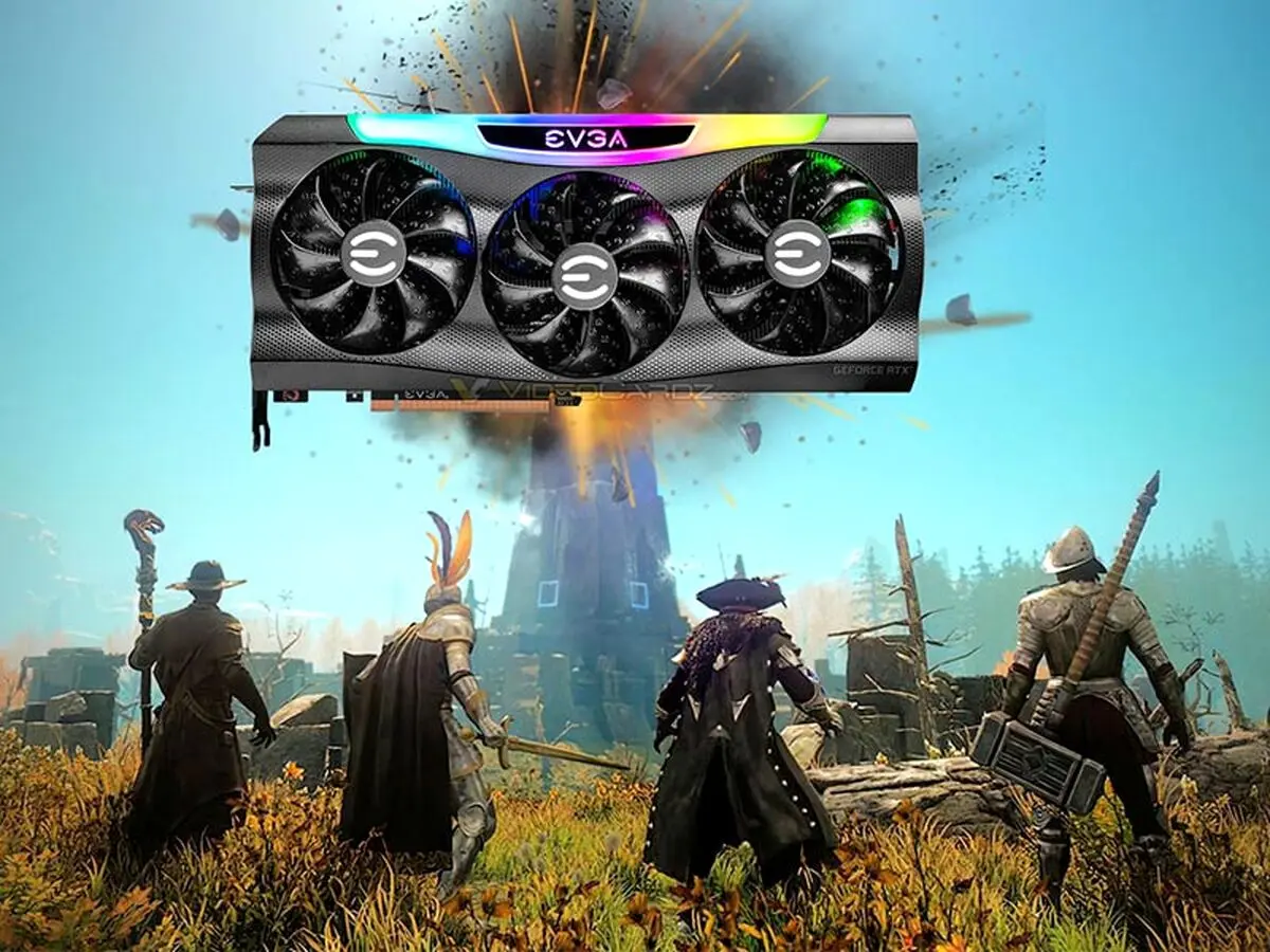 دلیل خرابی کارت گرافیک EVGA RTX 3090 انویدیا حین اجرای بازی New World