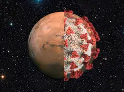 زندگی در مریخ بدون ویروس هرگز!