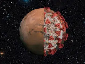 زندگی در مریخ بدون ویروس هرگز!