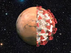 زندگی در مریخ بدون ویروس هرگز!