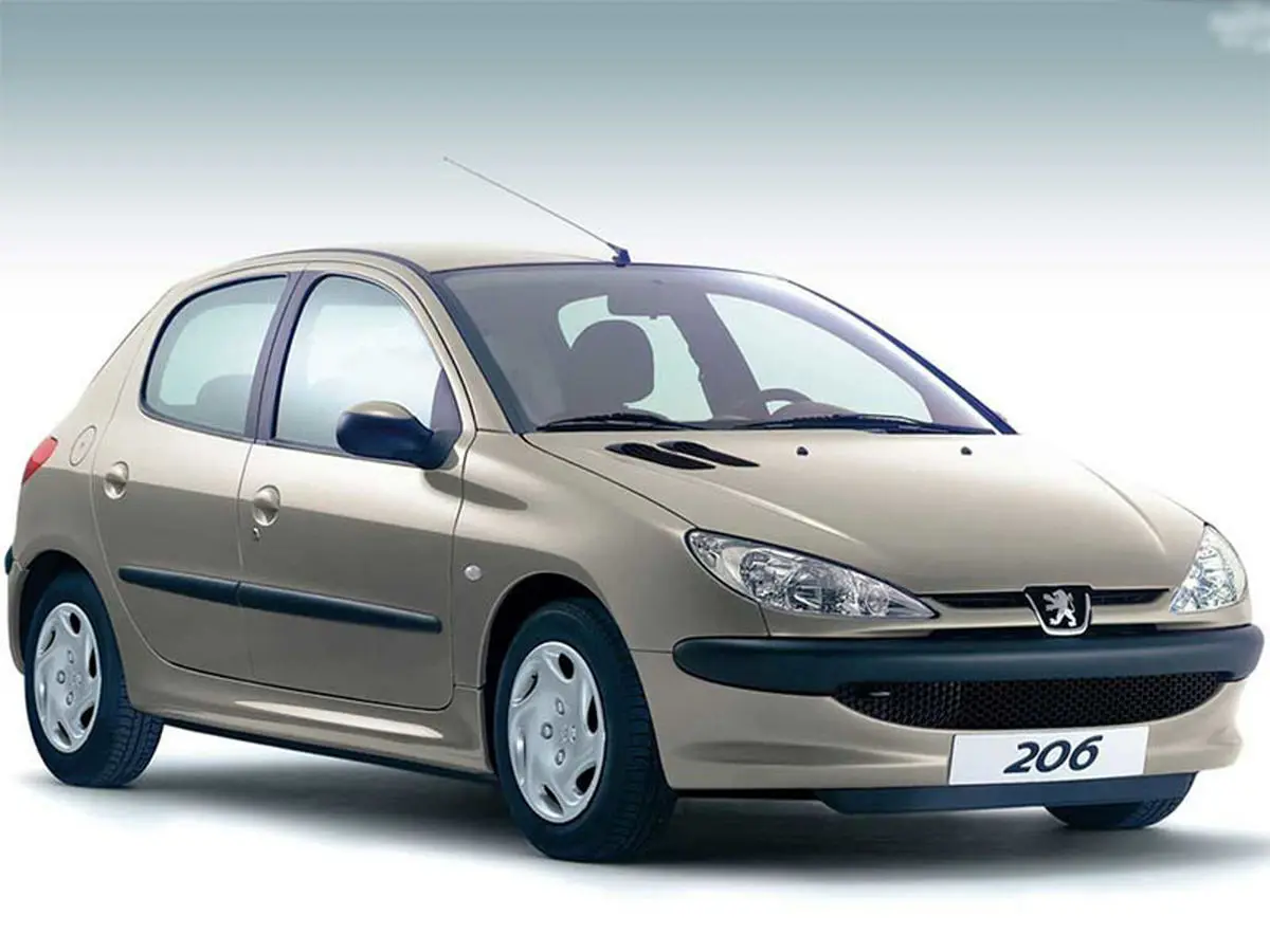 قیمت 206 کارکرده و نو | قیمت 206 امروز چند است؟