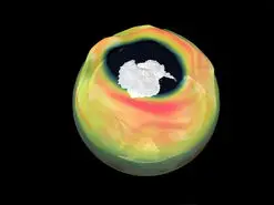 بزرگتر شدن حفره لایه اُزن از قطب جنوب بدون دلیل مشخص!