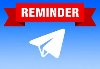 آموزش کار با Reminder تلگرام | برای خودتان پیام یادآوری بگذارید