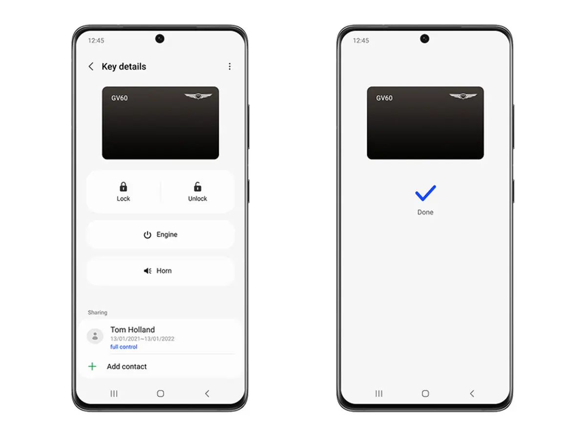 روشن و قفل کردن خودرو با گوشی‌های گلکسی سامسونگ