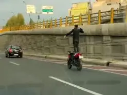 هشدار پلیس راهور به موتورسواران نمایشی در فضای مجازی