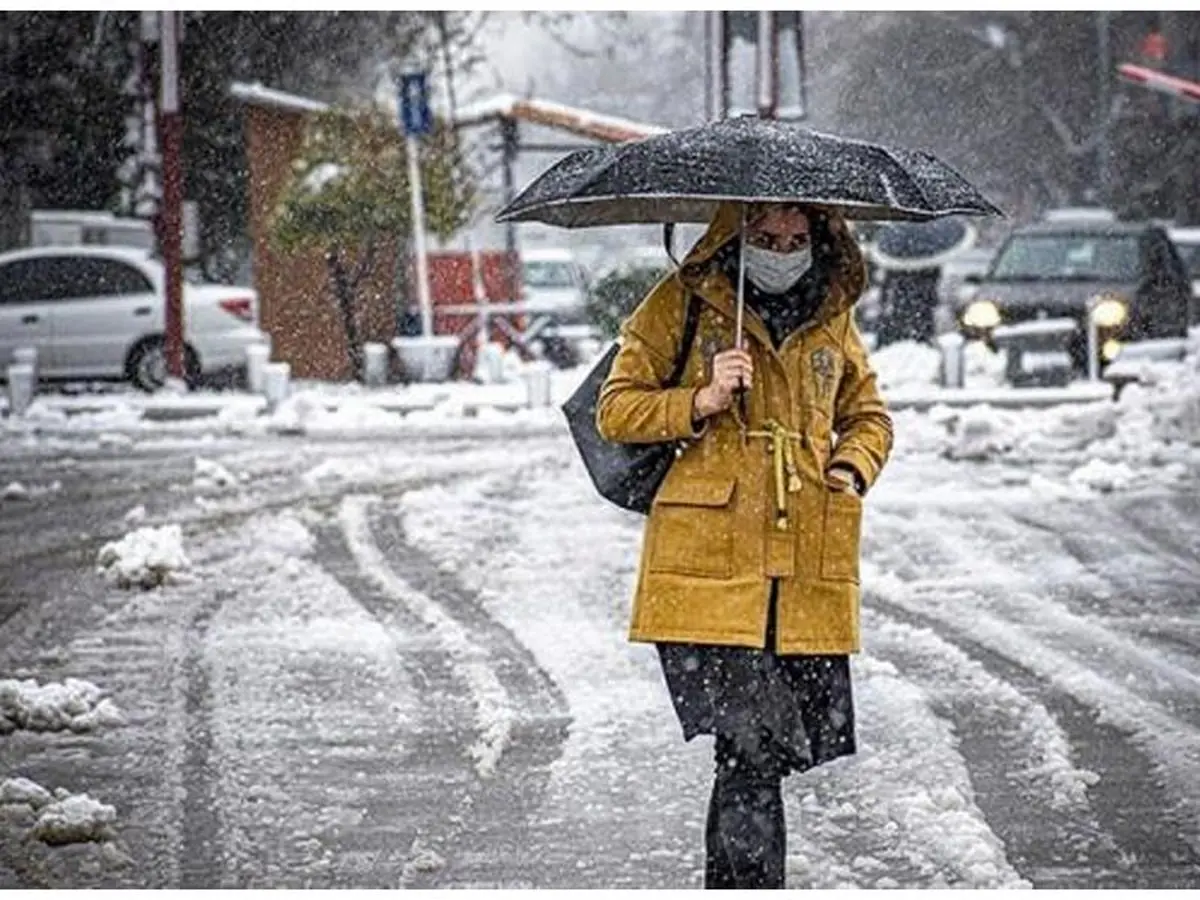برف و باران و باد شدید در ۲۴ ساعت آینده به ۱۵ استان کشور می‌رسد!