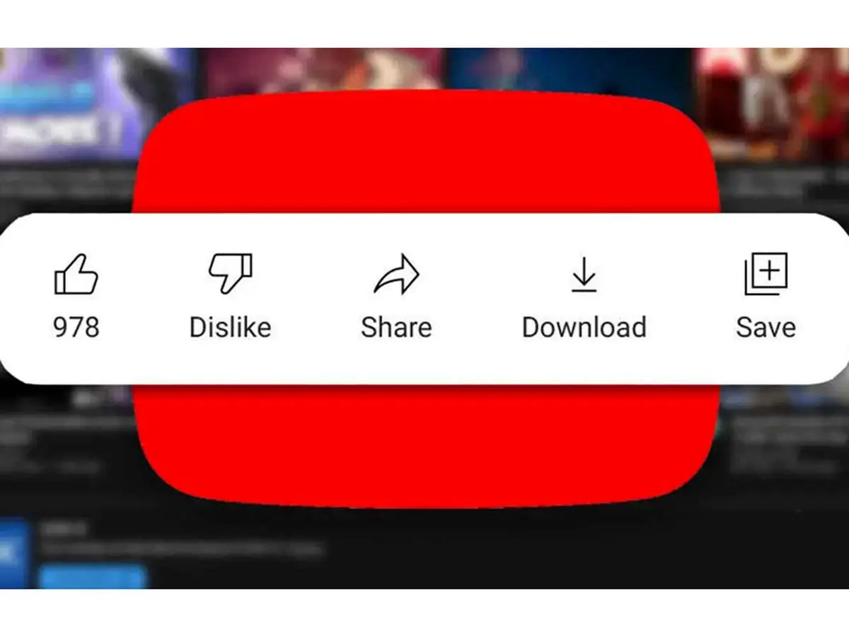 یوتیوب آمار دیس‌لایک را مخفی می‌کند