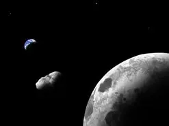 سنگ عجیب در مدار زمین می‌تواند قطعه‌ای از ماه باشد!