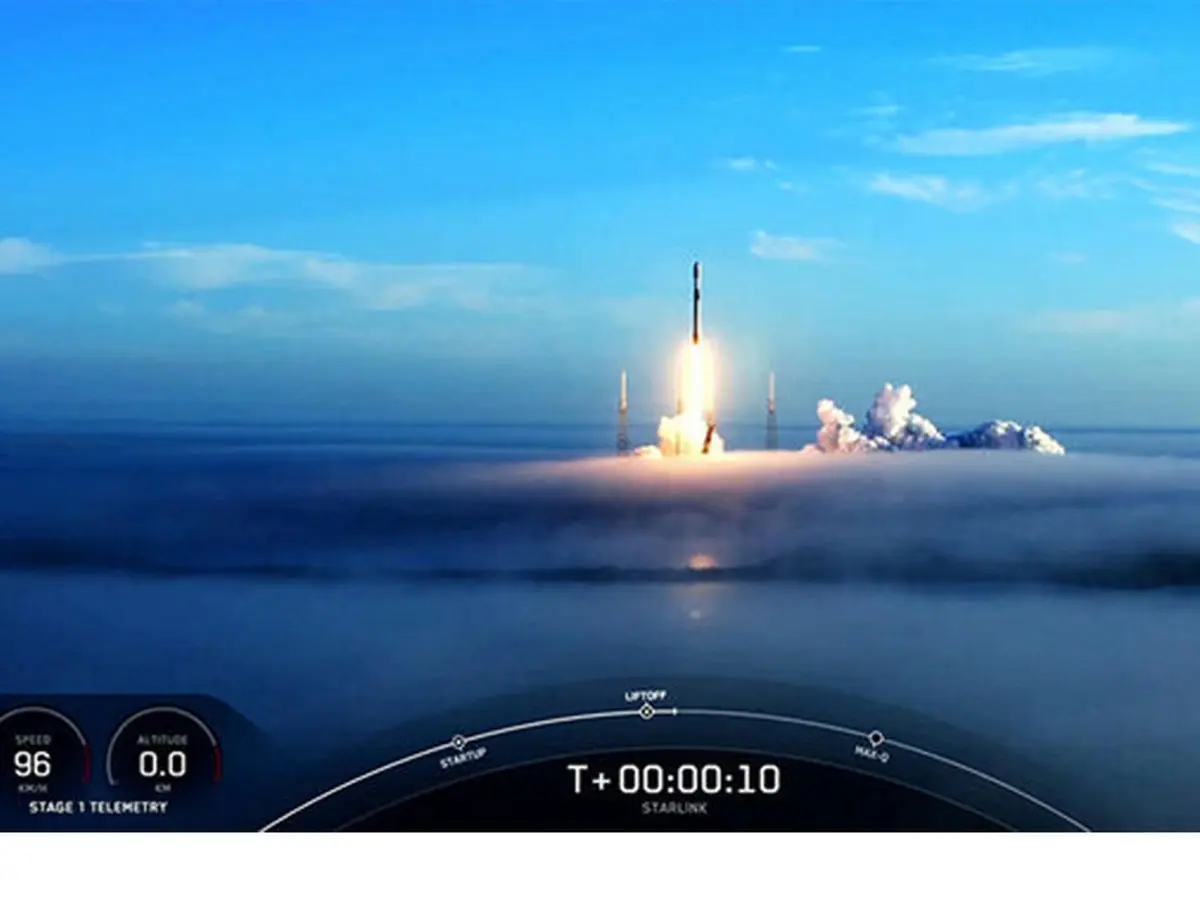 ۵۳ ماهواره استارلینک به فضا پرتاب شدند