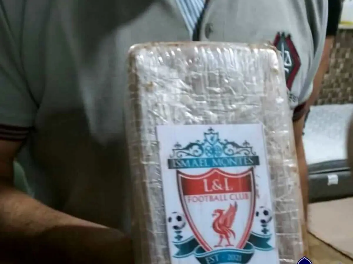 لوگوی لیورپول روی 200 کیلوگرم کوکائین!