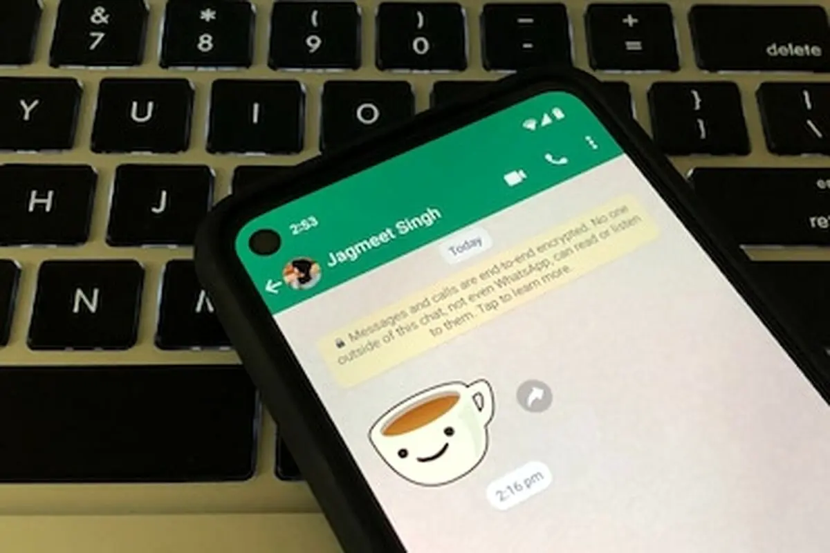 ویژگی جدید واتساپ برای فوروارد استیکر در اندروید