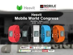 رونمایی از دستبند هوشمند Hesvitband S3 در نمایشگاه MWC 2016