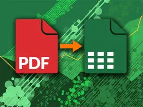 تبدیل سریع پی دی اف به اکسل | چطور PDF را در اکسل لود کنیم؟