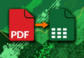 تبدیل سریع پی دی اف به اکسل | چطور PDF را در اکسل لود کنیم؟