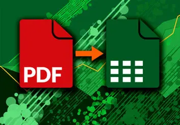 تبدیل سریع پی دی اف به اکسل | چطور PDF را در اکسل لود کنیم؟