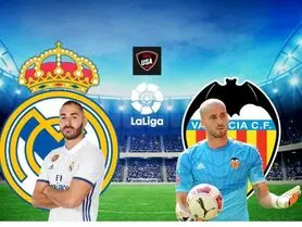 پخش زنده بازی رئال مادرید و والنسیا امشب (۱۸ دی)