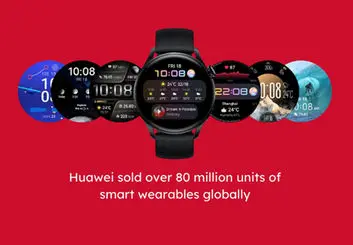 هواوی موفق به فروش 80 میلیون دستگاه پوشیدنی در سراسر دنیا شد