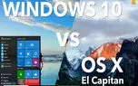 شکاف‌های سیستم‌عامل ویندوز ۱۰ در مقابل OS X El Capitan