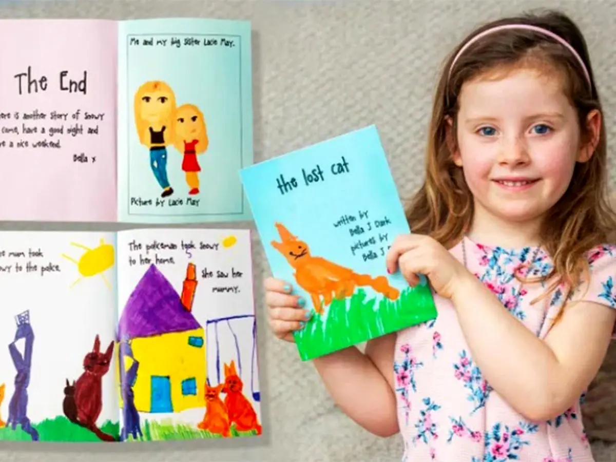 دختر 5 ساله انگلیسی در آستانه کسب رکورد جوان‌ترین نویسنده جهان