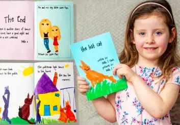 دختر 5 ساله انگلیسی در آستانه کسب رکورد جوان‌ترین نویسنده جهان