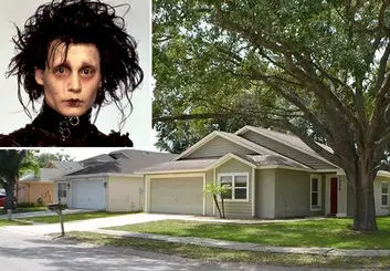 حراج خانه ادوارد دست‌قیچی در فلوریدا