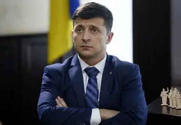 زلنسکی جایزه آزادی رونالد ریگان را دریافت می‌کند