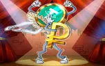 ریزش شدید ارزش روبل روسیه نسبت استیبل کوین تتر
