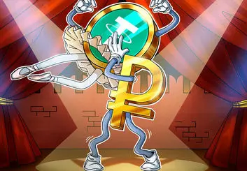 ریزش شدید ارزش روبل روسیه نسبت استیبل کوین تتر