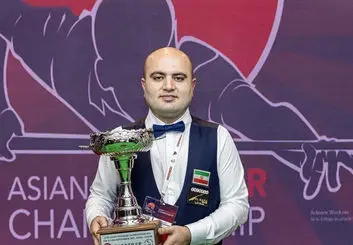 امیر سرخوش نایب قهرمان اسنوکر جهان شد