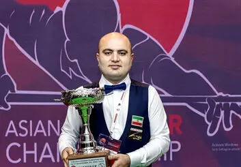 امیر سرخوش نایب قهرمان اسنوکر جهان شد