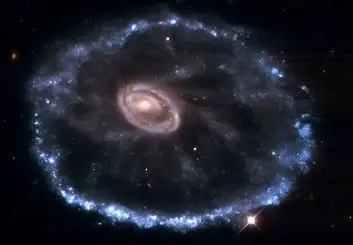 یک انفجار ابرنواختری جدید در کهکشان چرخ گاری