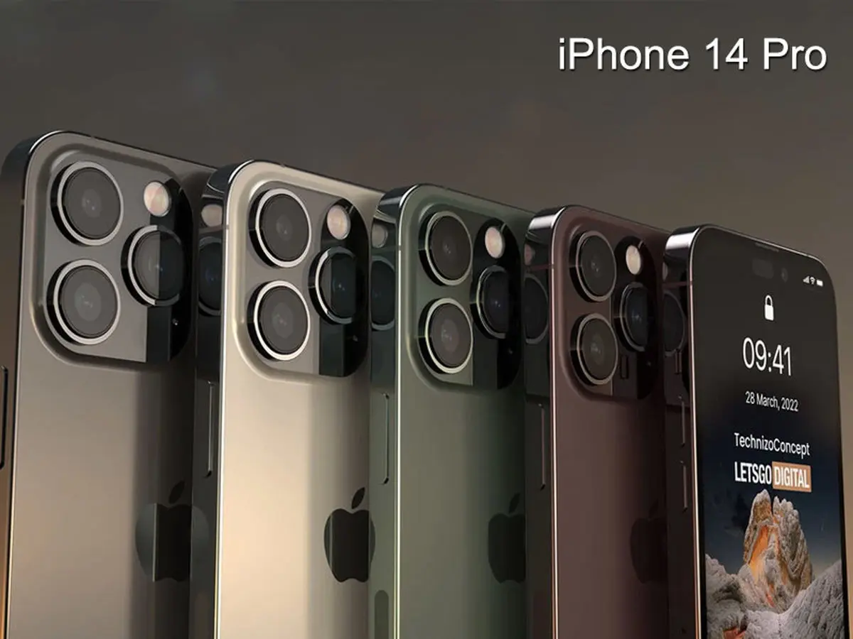 مشخصات ظاهری آیفون 14 پرو اپل + فیلم