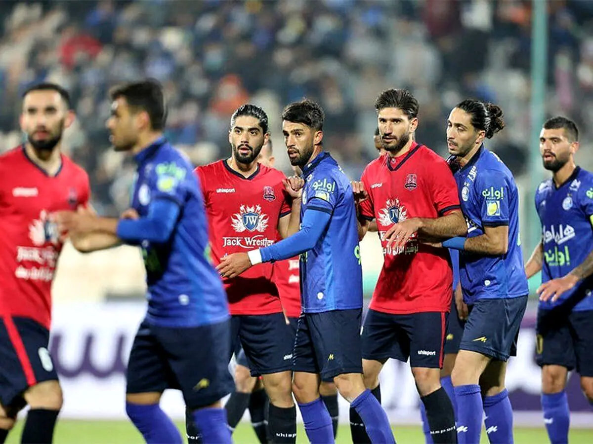 پخش زنده بازی استقلال و نساجی مازندران امروز (دوشنبه ۲۲ فروردین)