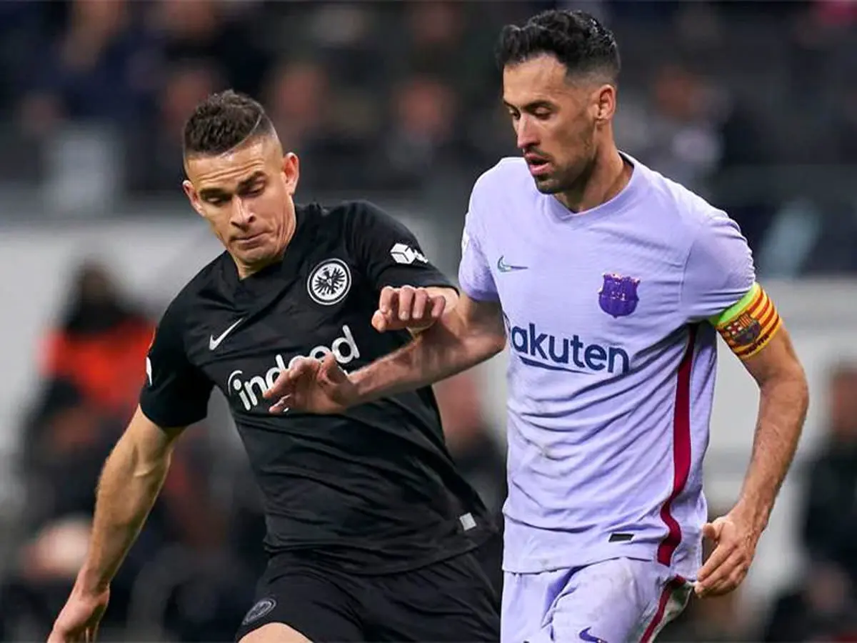 پخش زنده بازی بارسلونا و اینتراخت فرانکفورت امروز (پنجشنبه ۲۵ فروردین)