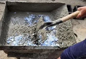 ساخت بتن با ماسک‌های جراحی