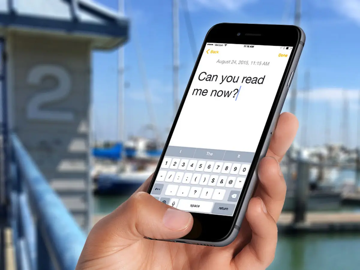 آموزش افزایش سایز فونت آیفون و آیپد و بولد کردن متن