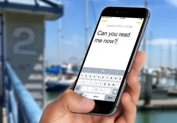 آموزش افزایش سایز فونت آیفون و آیپد و بولد کردن متن