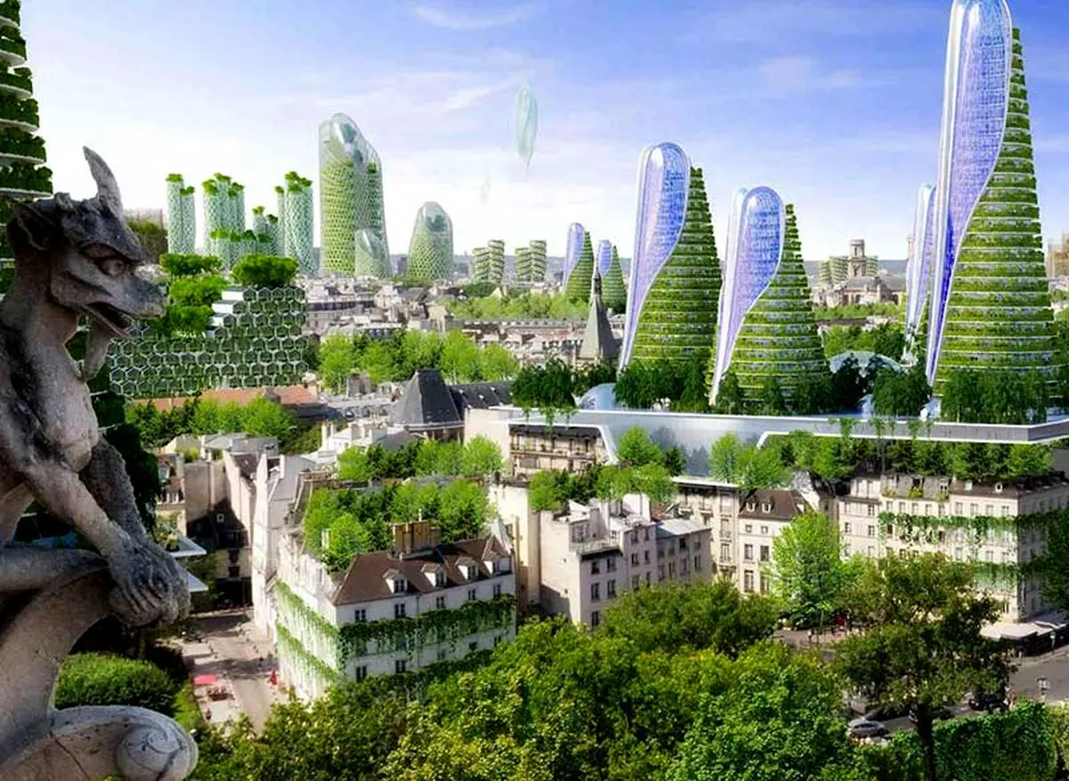 نماهایی عجیب از شهرهای هوشمند جهان تا سال 2050